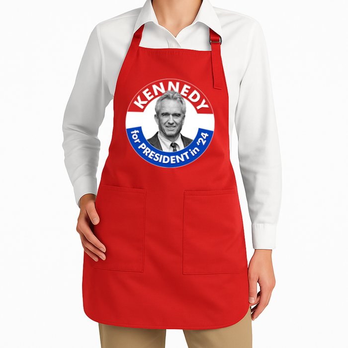 Robert F Kennedy Jr For President In 2024 Emblem Button Apron