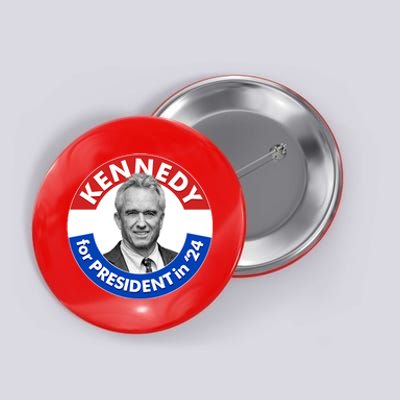 Robert F Kennedy Jr For President In 2024 Emblem Button Button