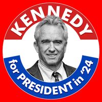 Robert F Kennedy Jr For President In 2024 Emblem Button Button
