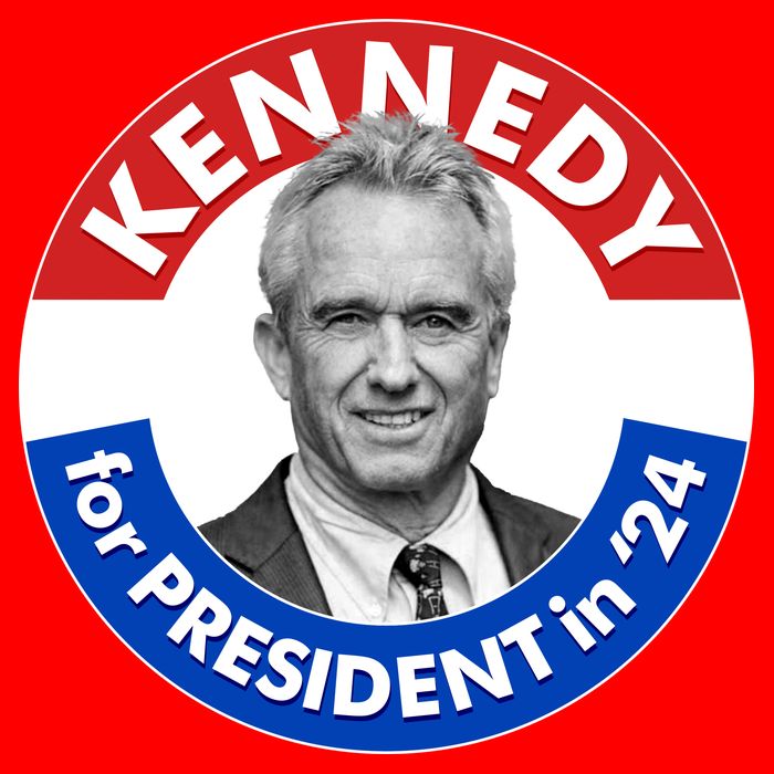 Robert F Kennedy Jr For President In 2024 Emblem Button Button
