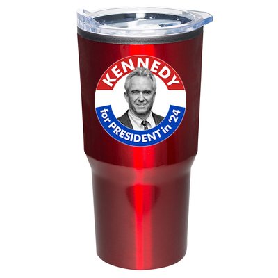 Robert F Kennedy Jr For President In 2024 Emblem Button Tumbler
