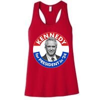 Robert F Kennedy Jr For President In 2024 Emblem Button Womens Tank Top