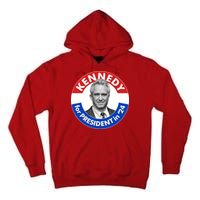 Robert F Kennedy Jr For President In 2024 Emblem Button Tall Hoodie