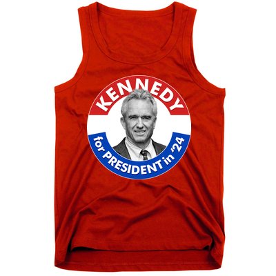 Robert F Kennedy Jr For President In 2024 Emblem Button Tank Top