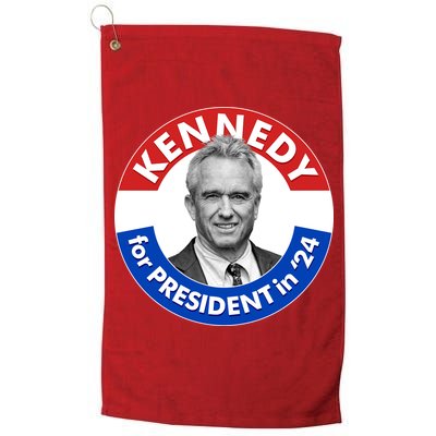 Robert F Kennedy Jr For President In 2024 Emblem Button Golf Towel