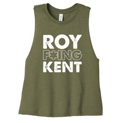 Roy Freaking Kent Vintage Women's Racerback Cropped Tank