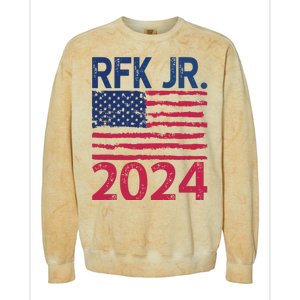 Robert F Kennedy Jr RFK For President 2024 Colorblast Crewneck Sweatshirt