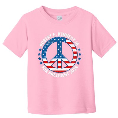 Robert F Kennedy Jr Vote Peace 2024 President Toddler T-Shirt