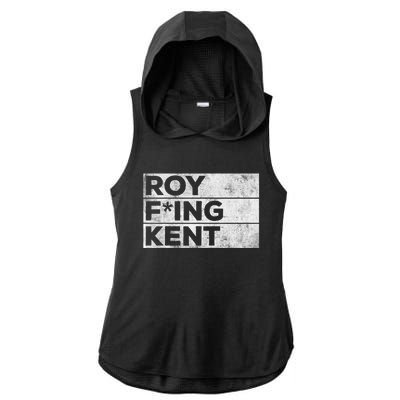 Roy Freaking Kent Vintage Ladies PosiCharge Tri-Blend Wicking Draft Hoodie Tank