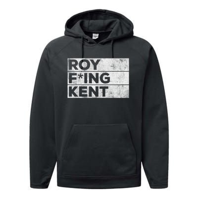 Roy Freaking Kent Vintage Performance Fleece Hoodie