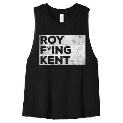 Roy Freaking Kent Vintage Women's Racerback Cropped Tank