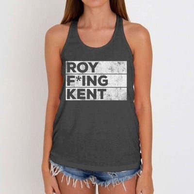 Roy Freaking Kent Vintage Women's Knotted Racerback Tank