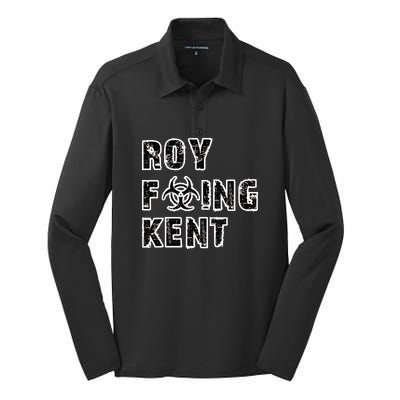 Roy Freaking Kent Silk Touch Performance Long Sleeve Polo