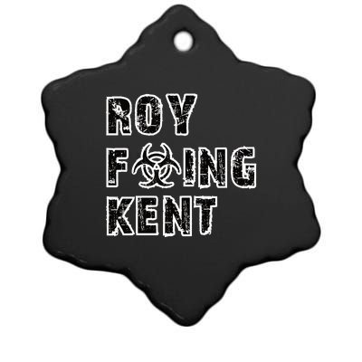 Roy Freaking Kent Ceramic Star Ornament