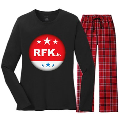 Robert F. Kennedy Jr. For President 2024 Women's Long Sleeve Flannel Pajama Set 