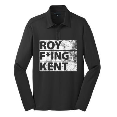 Roy F*ing Kent Vintage Funny Silk Touch Performance Long Sleeve Polo