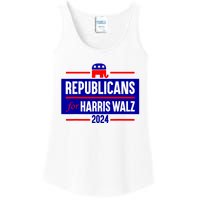 Republicans For Kamala Harris Walz Waltz Ladies Essential Tank