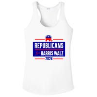 Republicans For Kamala Harris Walz Waltz Ladies PosiCharge Competitor Racerback Tank