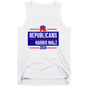 Republicans For Kamala Harris Walz Waltz Tank Top