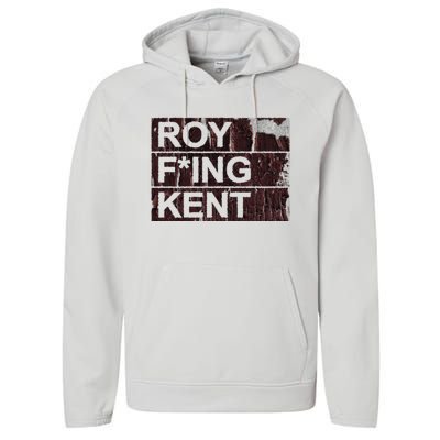 Roy Freaking Kent Vintage Retro Funny Performance Fleece Hoodie