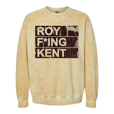 Roy Freaking Kent Vintage Retro Funny Colorblast Crewneck Sweatshirt