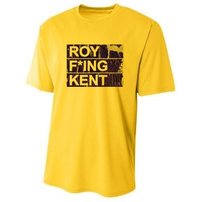 Roy Freaking Kent Vintage Retro Funny Youth Performance Sprint T-Shirt