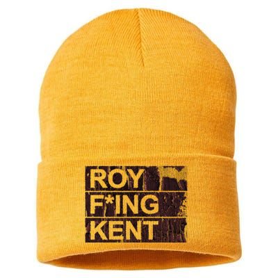 Roy Freaking Kent Vintage Retro Funny Sustainable Knit Beanie