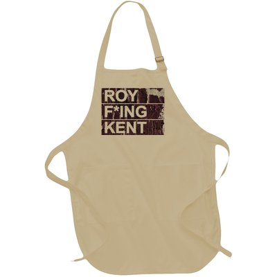 Roy Freaking Kent Vintage Retro Funny Full-Length Apron With Pockets