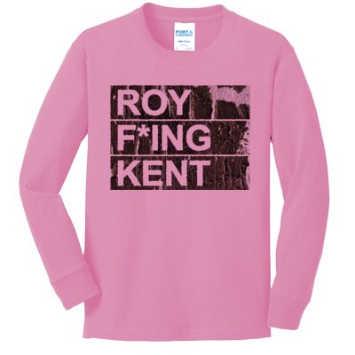 Roy Freaking Kent Vintage Retro Funny Kids Long Sleeve Shirt