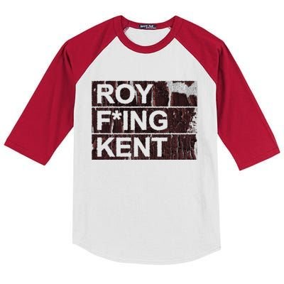 Roy Freaking Kent Vintage Retro Funny Kids Colorblock Raglan Jersey