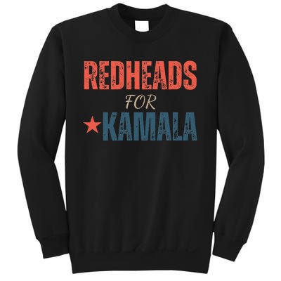 Redheads For Kamala 2024 Harris Walz Vintage Sweatshirt