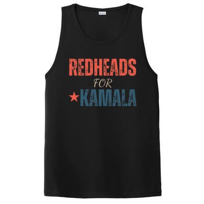 Redheads For Kamala 2024 Harris Walz Vintage PosiCharge Competitor Tank