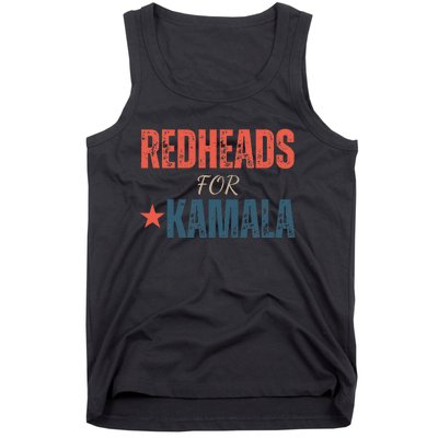 Redheads For Kamala 2024 Harris Walz Vintage Tank Top