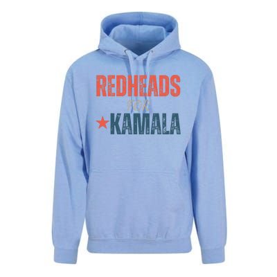 Redheads For Kamala 2024 Harris Walz Vintage Unisex Surf Hoodie