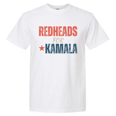 Redheads For Kamala 2024 Harris Walz Vintage Garment-Dyed Heavyweight T-Shirt