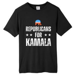 Republicans For Kamala Harris 2024 Tall Fusion ChromaSoft Performance T-Shirt