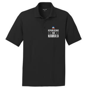 Republicans For Kamala Harris 2024 PosiCharge RacerMesh Polo