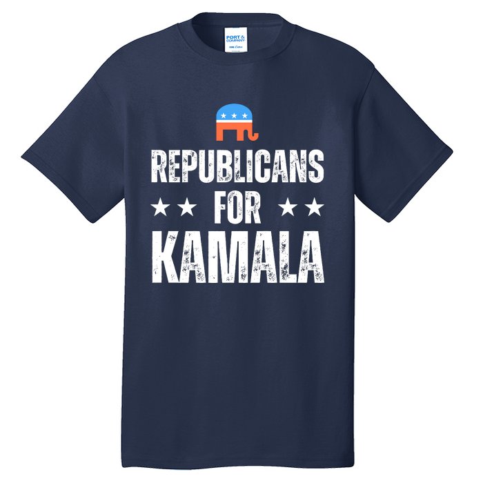 Republicans For Kamala Harris 2024 Tall T-Shirt