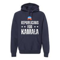 Republicans For Kamala Harris 2024 Premium Hoodie