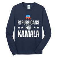 Republicans For Kamala Harris 2024 Tall Long Sleeve T-Shirt