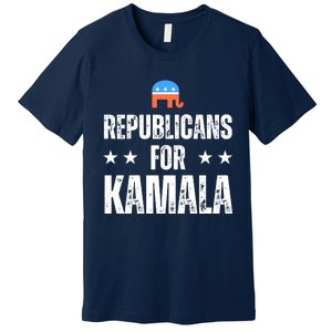 Republicans For Kamala Harris 2024 Premium T-Shirt