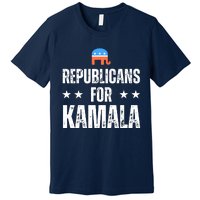 Republicans For Kamala Harris 2024 Premium T-Shirt