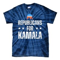 Republicans For Kamala Harris 2024 Tie-Dye T-Shirt