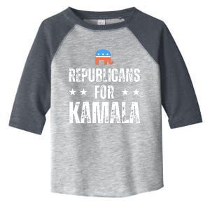 Republicans For Kamala Harris 2024 Toddler Fine Jersey T-Shirt