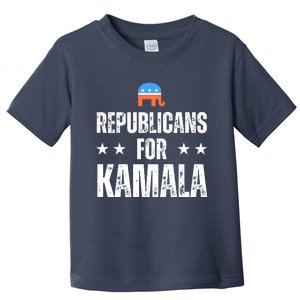 Republicans For Kamala Harris 2024 Toddler T-Shirt