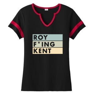 Roy Freaking Kent Retro Ladies Halftime Notch Neck Tee