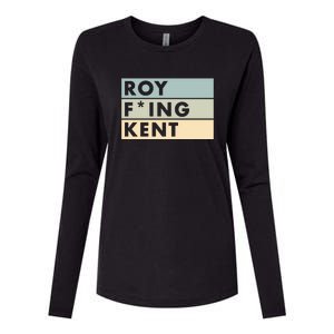 Roy Freaking Kent Retro Womens Cotton Relaxed Long Sleeve T-Shirt