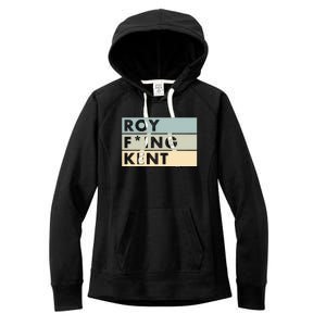 Roy Freaking Kent Retro Women's Fleece Hoodie