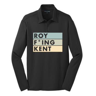 Roy Freaking Kent Retro Silk Touch Performance Long Sleeve Polo