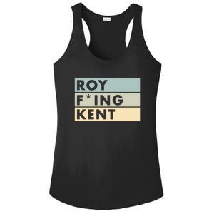 Roy Freaking Kent Retro Ladies PosiCharge Competitor Racerback Tank